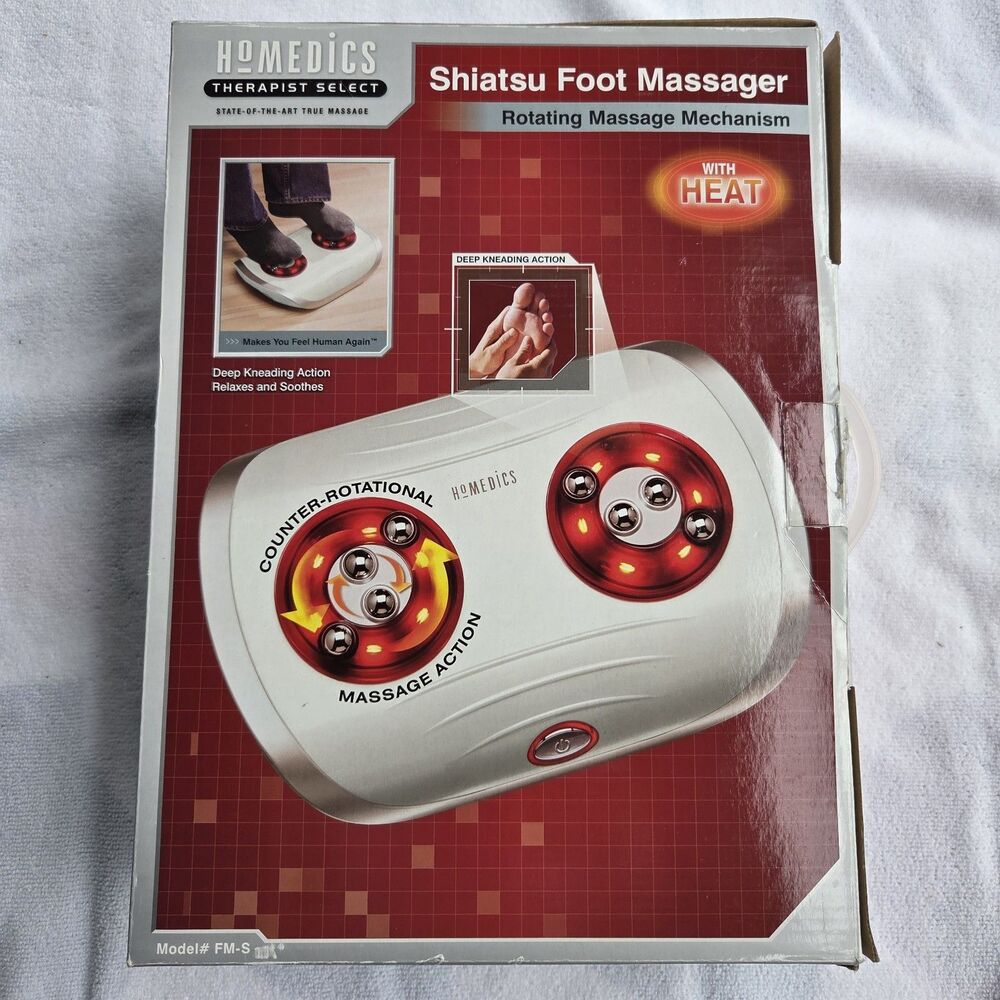 HoMedics Therapist Select Shiatsu Foot Massager FM-S Open Box New